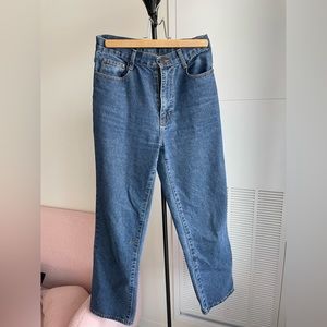 Vintage Medium Wash Straight Leg Jeans